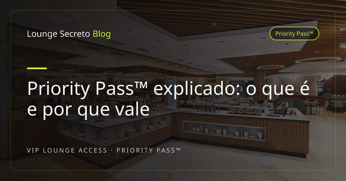 Cartão de acesso e poltrona de sala VIP em fundo escuro