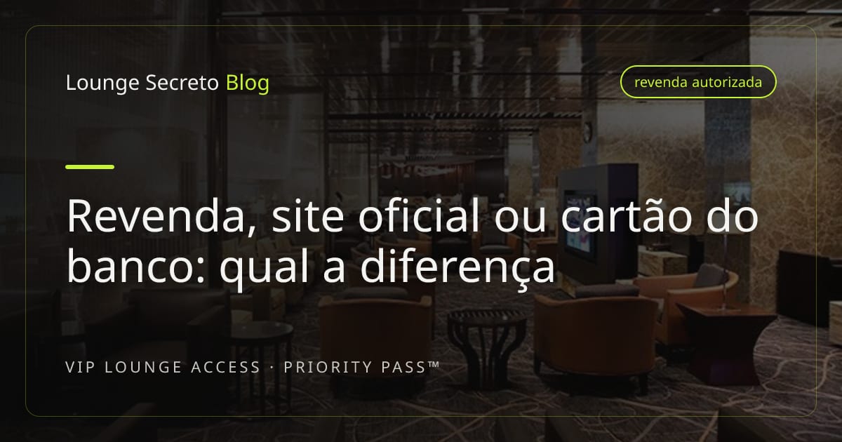 Três caminhos ilustrados até a porta de uma sala VIP de aeroporto, sinalizando opções diferentes de compra